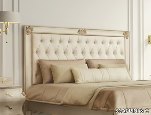 TIMELESS 2080 - Tufted upholstered fabric headboard for double bed _ SCAPPINI & C