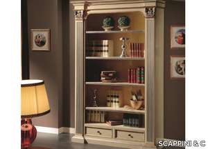 35TH ANNIVERSARY 2230 - Open wooden bookcase with drawers _ SCAPPINI & C