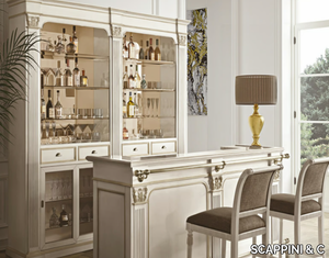 35TH ANNIVERSARY 2256 - Wood and glass highboard with doors _ SCAPPINI & C