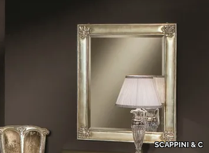 35TH ANNIVERSARY 2086 - Rectangular framed wall-mounted silver leaf mirror _ SCAPPINI & C