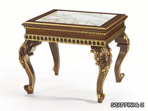 35TH ANNIVERSARY 2611-M - Square wooden high side table _ SCAPPINI & C