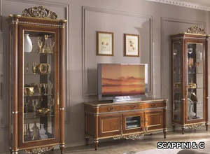 35TH ANNIVERSARY 2708-DX/SX - Wood and glass display cabinet _ SCAPPINI & C