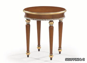35TH ANNIVERSARY 2731 - Round wooden high side table _ SCAPPINI & C