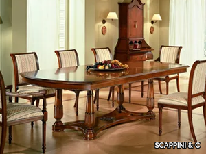 35TH ANNIVERSARY 332/RE - Extending rectangular briar table _ SCAPPINI & C