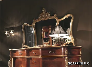 35TH ANNIVERSARY 691 - Framed wall-mounted mirror _ SCAPPINI & C