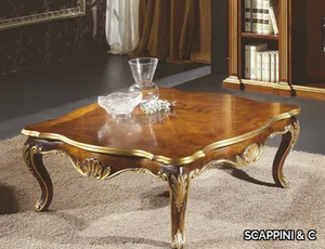 35TH ANNIVERSARY 874 - Square wooden coffee table for living room _ SCAPPINI & C