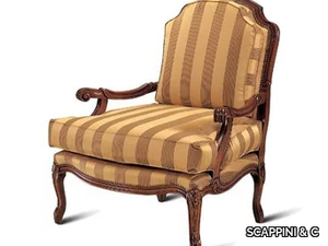35TH ANNIVERSARY 9302-P - Fabric armchair with armrests _ SCAPPINI & C