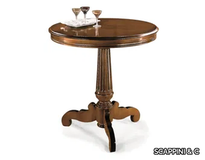 35TH ANNIVERSARY 964 - Round wooden dining table with 3-star base _ SCAPPINI & C