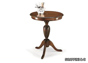 35TH ANNIVERSARY 979 - Round wooden table with 3-star base _ SCAPPINI & C