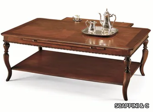 35TH ANNIVERSARY 982 - Rectangular wooden coffee table with storage space _ SCAPPINI & C