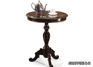 35TH ANNIVERSARY 983 - Round wooden table with 3-star base _ SCAPPINI & C