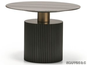 MID N10-G - Side table with digital printed glass top _ SCAPPINI & C