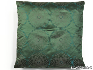 SOFT 65 NA41 - Square geometric fabric cushion _ SCAPPINI & C