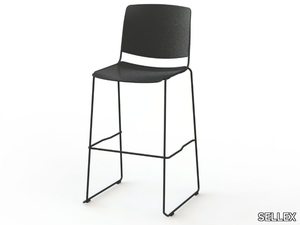 MASS - Stackable high stool _ SELLEX