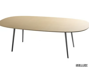 FLY - Oval wooden table _ SELLEX