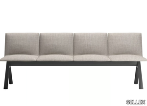 SLAM SOFT - Freestanding fabric beam seating _ SELLEX