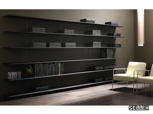 ZUMM - Open freestanding extruded aluminium bookcase _ SELLEX