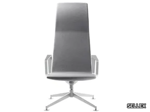 SWING RELAX - High-back fabric office chair with 4-Spoke base _ SELLEX