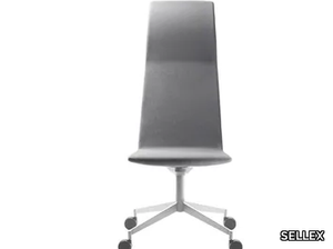 SWING - Fabric office chair with castors with 4-Spoke base _ SELLEX