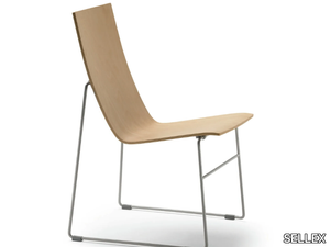 HAMMOK - Stackable wooden chair _ SELLEX