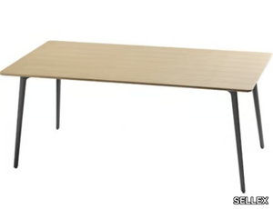 FLY - Rectangular wooden table _ SELLEX