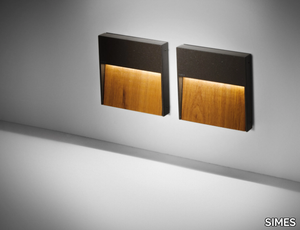 SKILL WOOD - Teak outdoor wall lamp _ SIMES