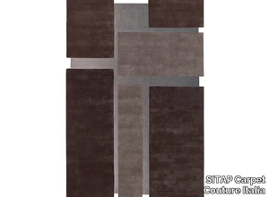 POP TWO - Wool and viscose rug with geometric shapes _ SITAP Carpet Couture Italia