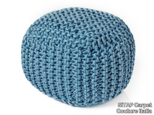 ALYSSA - Square nautical rope pouf _ SITAP Carpet Couture Italia