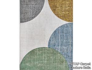 BUBBLES - Patterned handmade wool Kilim _ SITAP Carpet Couture Italia