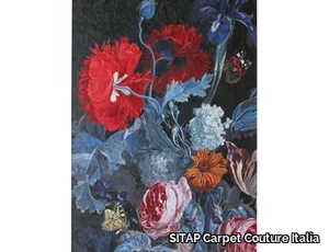 SICILY FLOWER TWO - Rectangular rug with floral pattern _ SITAP Carpet Couture Italia