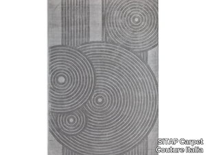 ZEN - Rectangular fabric rug with geometric shapes _ SITAP Carpet Couture Italia