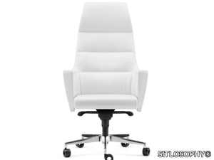 ADMIRAL - High-back executive chair with 5-spoke base _ SITLOSOPHY®