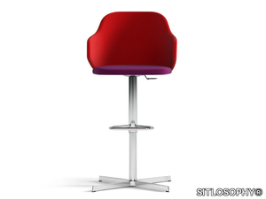 HOST - Swivel with 4-spoke base barstool _ SITLOSOPHY®