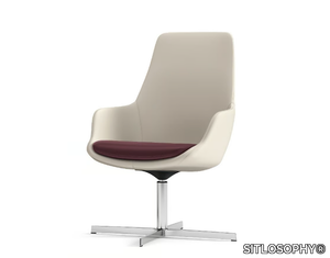 METROPOLITAN - Swivel with 4-spoke base easy chair _ SITLOSOPHY®