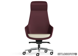 METROPOLITAN - High-back executive chair with 5-spoke base _ SITLOSOPHY®