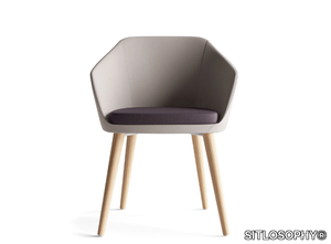 MIMÌ - Reception chair with armrests _ SITLOSOPHY®