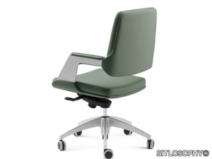 OMNIA - Executive chair with 5-spoke base with armrests _ SITLOSOPHY®