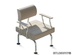 CUBE PLUS - Easy chair with armrests _ SITLOSOPHY®