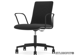 SORI - Swivel fabric office chair with castors _ SITLOSOPHY®