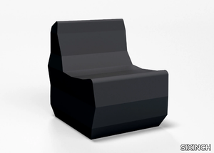 CRUSHED - Coated foam armchair _ SIXINCH