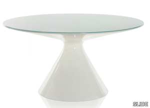 ED - Round with light polyethylene table _ SLIDE