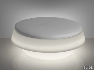 GIÒ POUF - With light round polyethylene pouf _ SLIDE