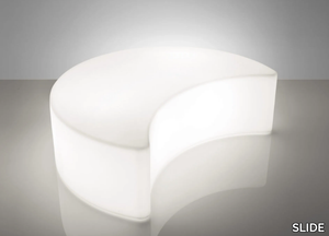 MOON - With light polyethylene pouf _ SLIDE