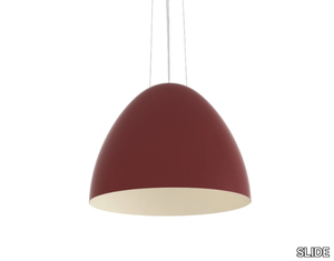 PLUME - Fiberglass pendant lamp _ SLIDE