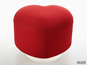 LEMPI - Upholstered lycra pouf with light _ SLIDE