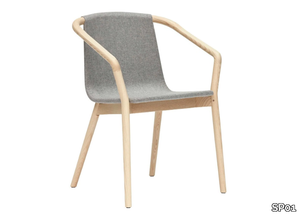 THOMAS - Fabric chair with armrests _ SP01