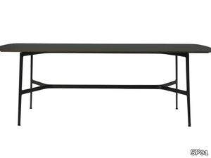 EILEEN - Rectangular table with HPL or Thermo treated ash top _ SP01