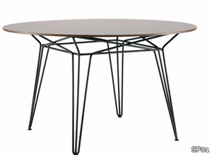 PARISI - Round HPL garden table _ SP01