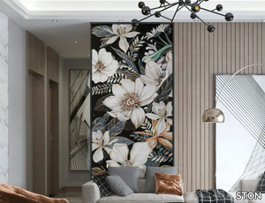 FLOWER CASCADE - Indoor/outdoor glass mosaic _ STON