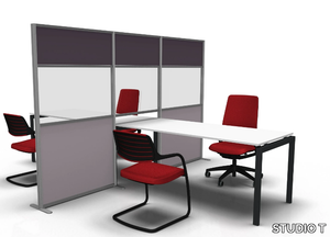 TETRIX-DESK - Methacrylate office screen _ STUDIO T